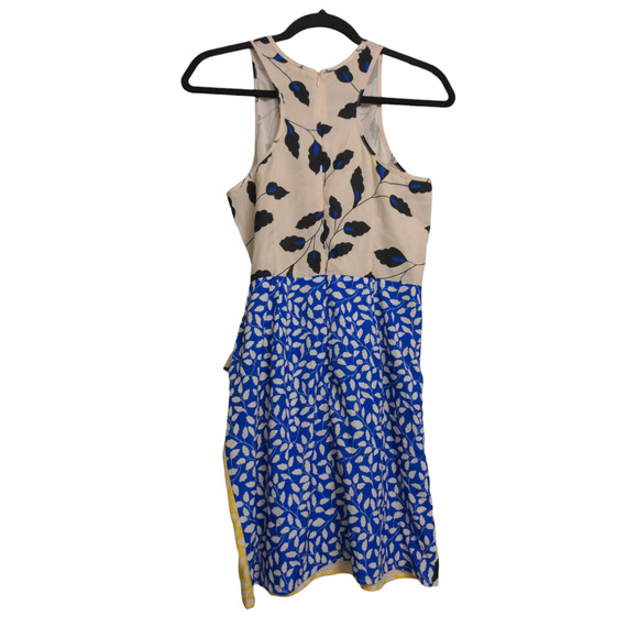 Yumi Kim Botanical Wrap Dress Floral Colorblock Approx S (see measurements) - Picture 3 of 8